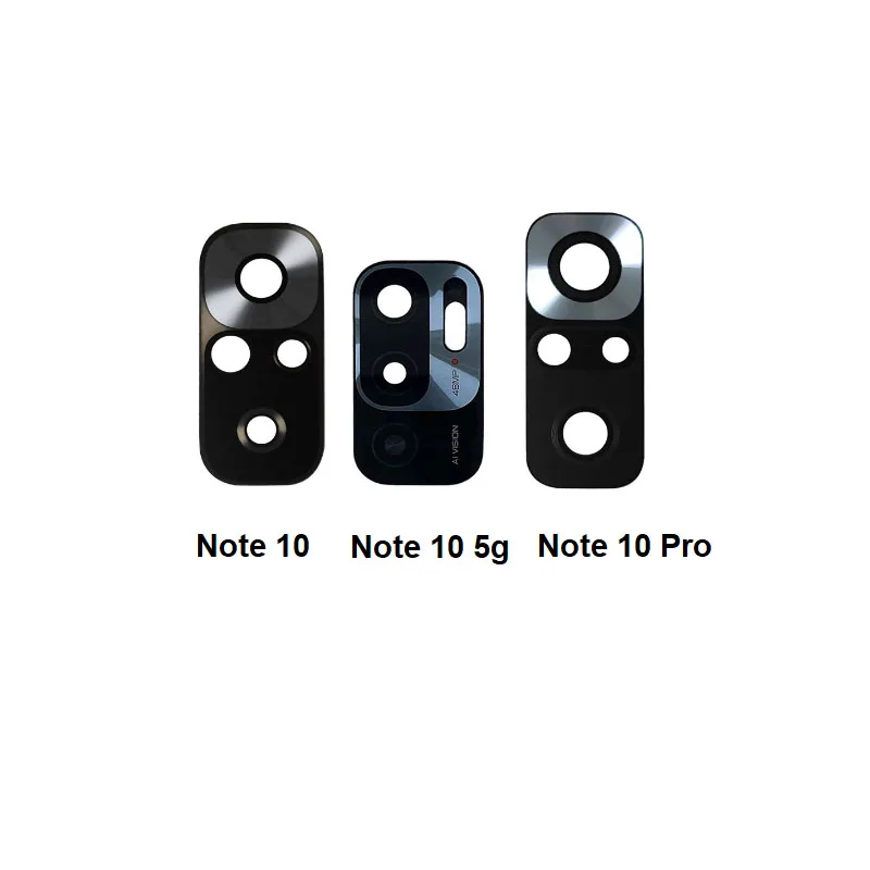

New For Xiaomi Redmi Note 10 Pro 5G Rear Camera Glass Lens Back Camera Glass With Glue Sticker Adhesive 2021