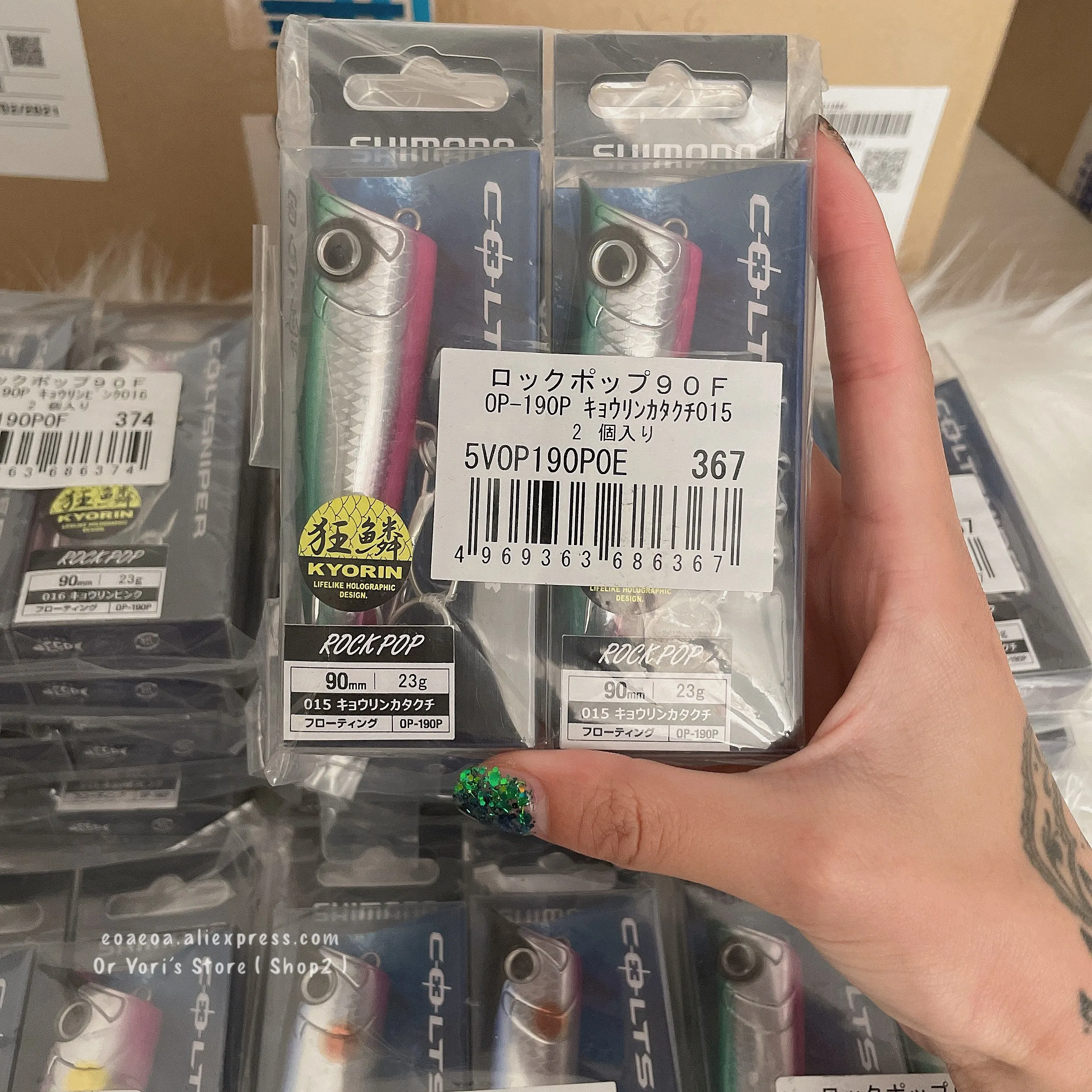 Новинка воблер Shimano Coltsniper ROCKPOP 90F приманка для Поппера 23 г 90 мм с пузырьками Topwater