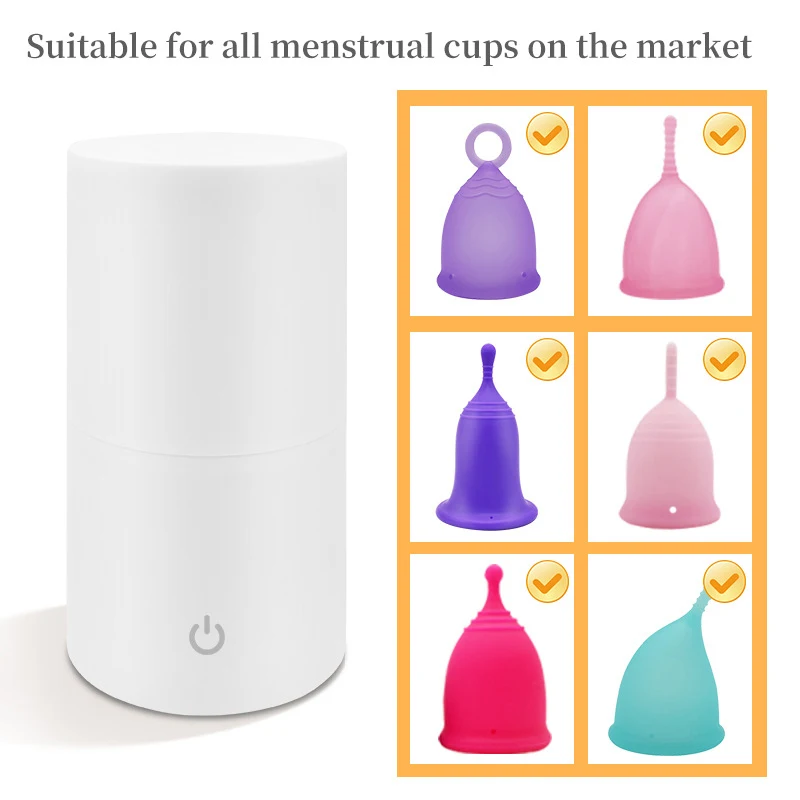 

Стерилизатор менструальной чаши для женщин, медицинский Электрический парогенератор для период женской гигиены, инструмент для ухода за з...