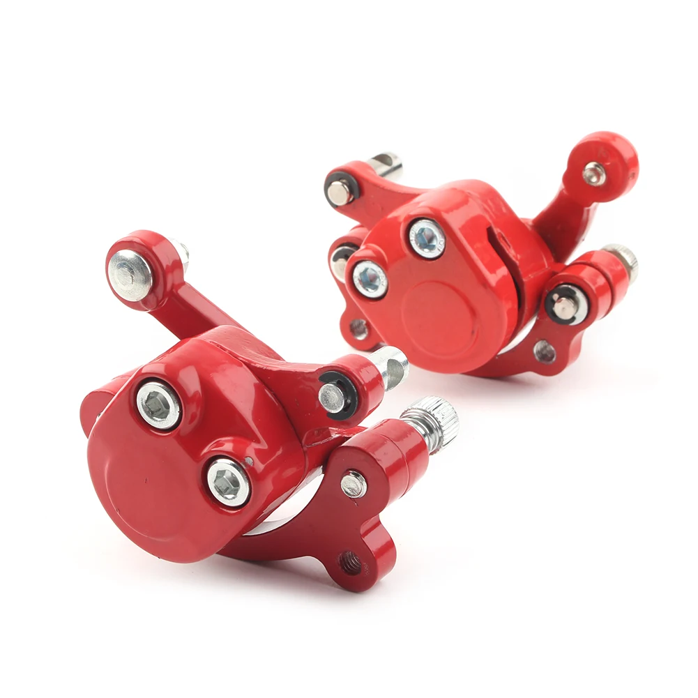 

Red Motorcycle Front+Rear Disc Brake Caliper Pads Universal for Motorbike 47cc 49cc Small Pocket Bike ATV Quad