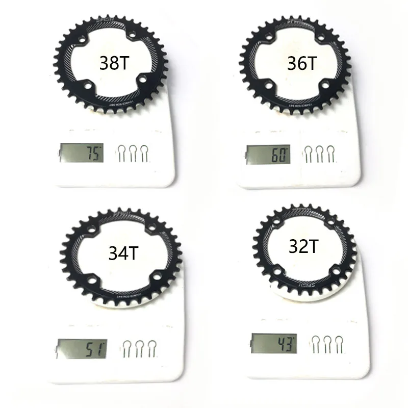 Новый ножничный диск SFISH 32 t / 34 T 36 38 bcd104 с узкими зубьями al7075 CNC MTB|Шатун и передняя