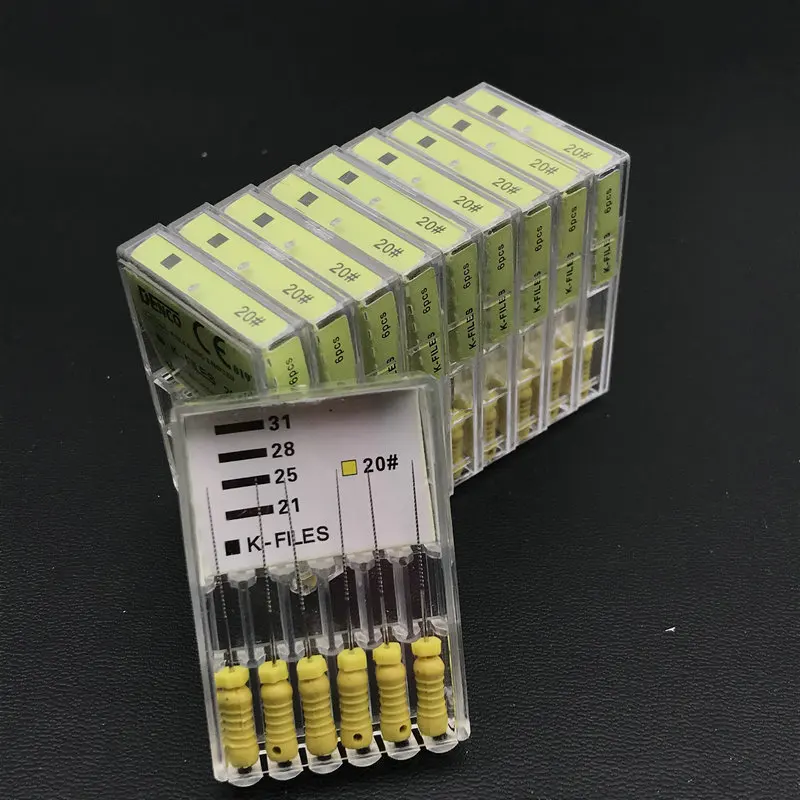 Стоматологические Инструменты для отбеливания зубов 10 коробок K файл ручного