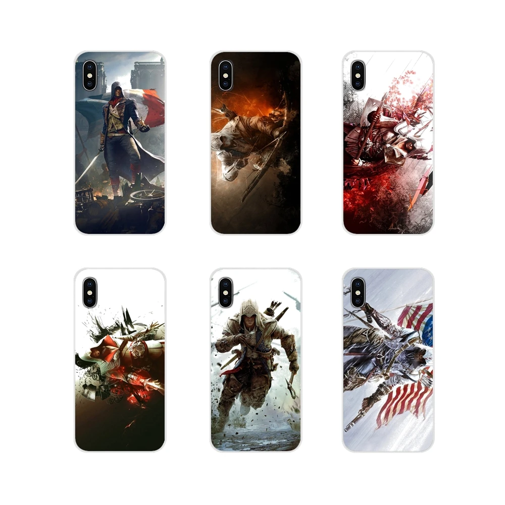Ассасинс Крид крутая Винтаж для Apple iPhone X XR XS 11Pro MAX 4S 5S 5C SE 6 S 7 8 Plus ipod 5 силиконовый