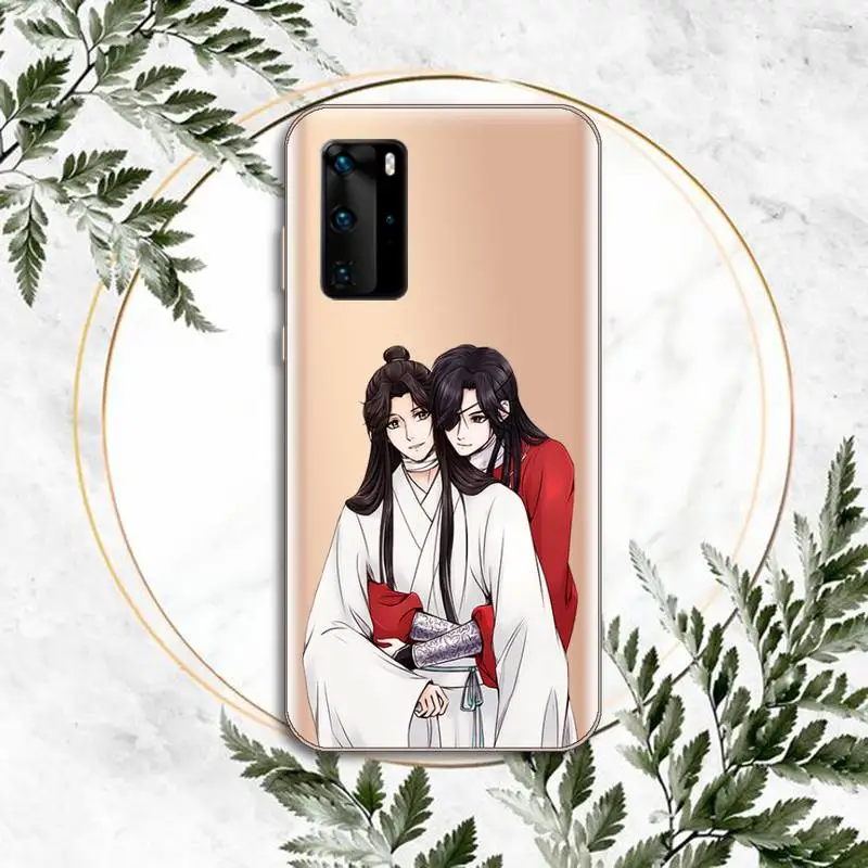 

Tian Guan Ci Fu anime Phone Case Transparent for Huawei P honor 8 10i 20 30 40 smart 2019