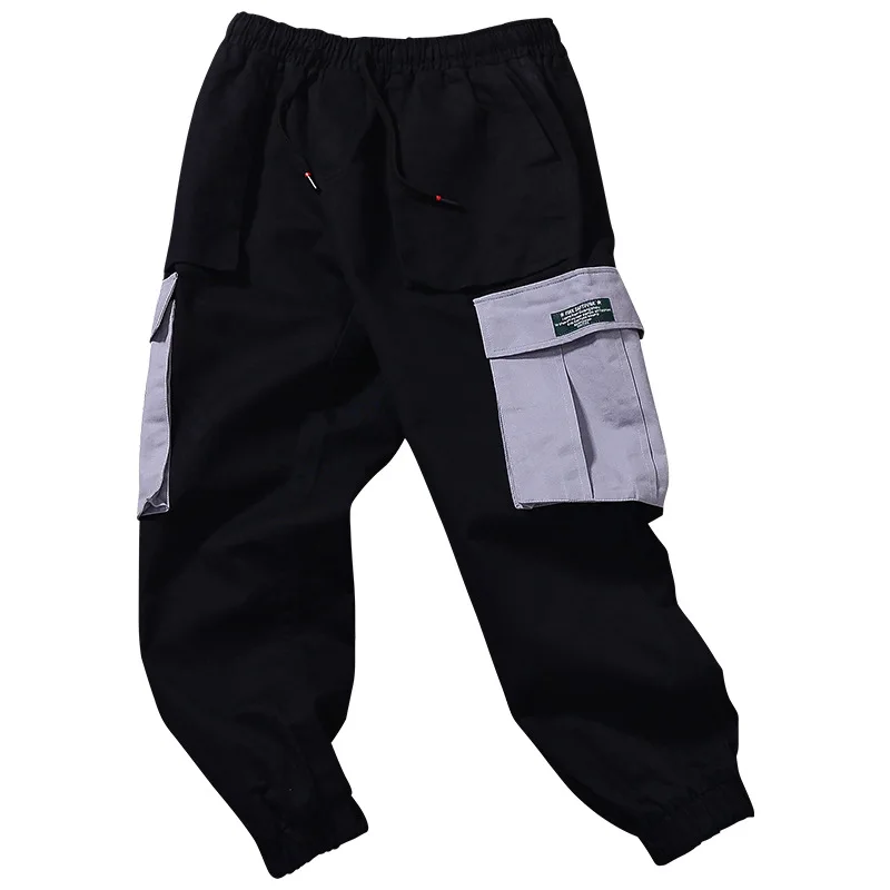 FGKKS японский стиль мужские хлопковые брюки карго Брендовые модные трендовые с