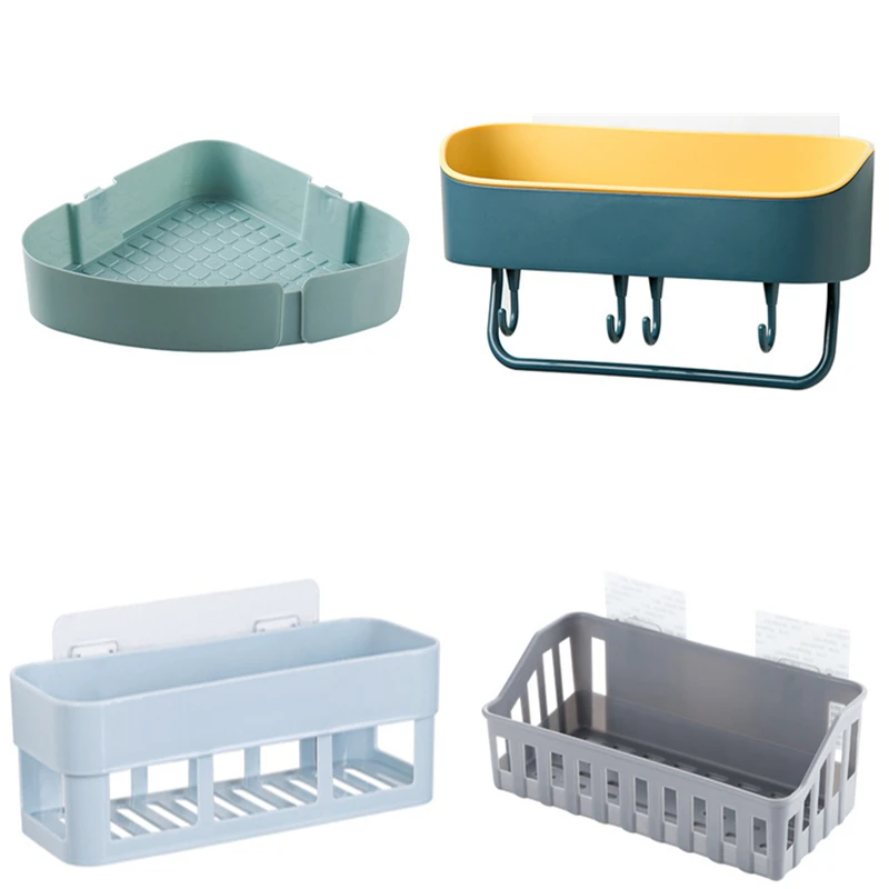 

Bathroom Shelf Corner Shelf Kitchen Spices Storage Rack Bathroom Corner Shelf Shower Storage Wall Holder Bathroom Accessories