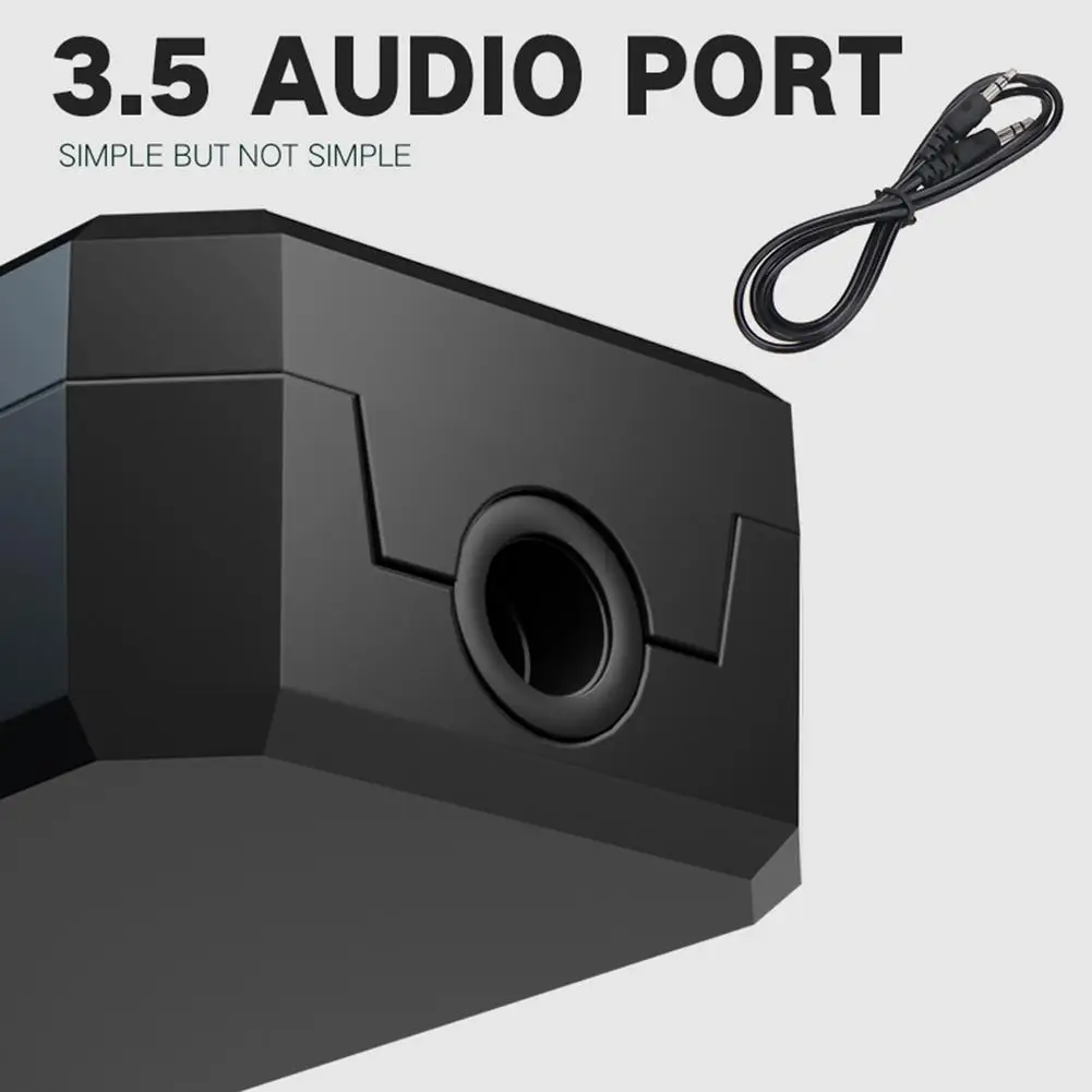 

USB Bluetooth 5.0 Audio Receiver Transmitter AUX RCA 3.5MM Jack Stereo Wireless Adapter Dongle For Car TV Computer PC Headphone