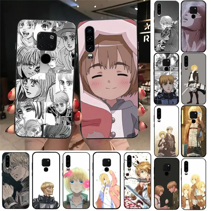 

YNDFCNB Arlert Attack on Titan Phone Case For Huawei Nova3I 3E mate9 10 20lite 20Pro 40 30pro funda case