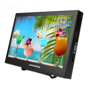 11 6 inch portable monitor 1080p lcd monitor vga hdmi 10 1″ gaming monitor compatibe desktop laptop for switch phone ps4 xbox free global ship