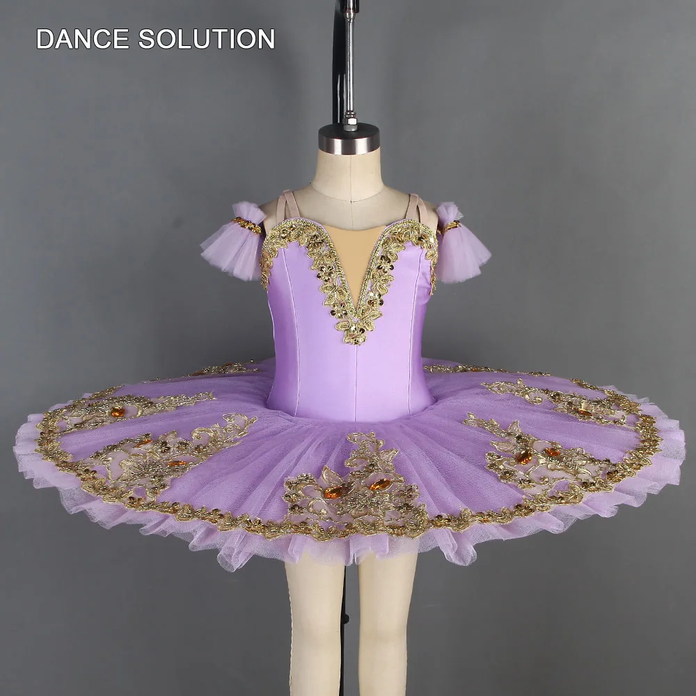 Профессиональные Балетные танцевальные костюмы-пачки белого и золотого цвета