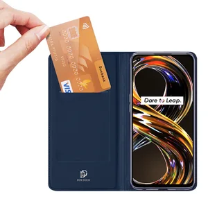 Original Dux Ducis Pu Leather Case For Oppo Realme 8i 8 Pro C21 C11
Coque Luxury Thin Flip Cover Wallet Phone Cases For Oppo V13