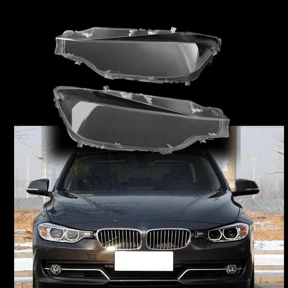 

F30 2013 2014 2015 Clear Headlight Headlamp Lens Cover for BMW HID Halogen Shell Left+Right