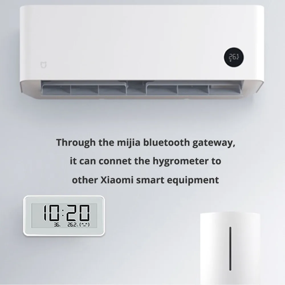 Новинка Xiaomi Mijia BT4.0 беспроводные умные электрические цифровые часы домашний