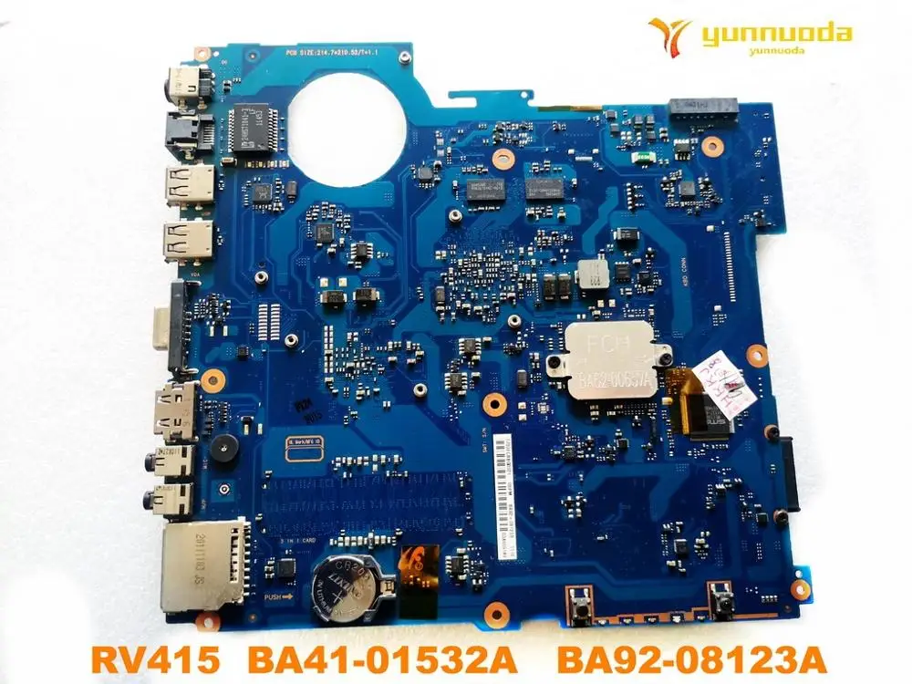 Оригинальное для Samsung RV415 Материнская плата ноутбука BA41 01532A BA92 08123A испытанное