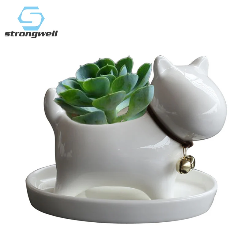 

Strongwell аксессуары для украшения дома и офиса, керамический плантатор, зеленые растения в горшке, цветочные горшки