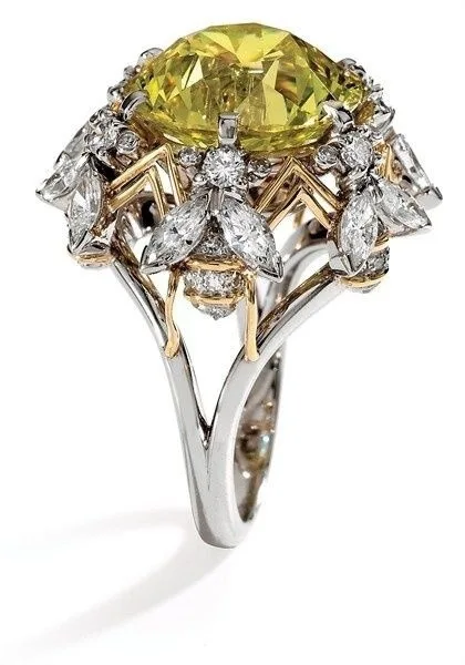 Женское Обручальное кольцо цвета шампанского элегантное уникальное обручальное