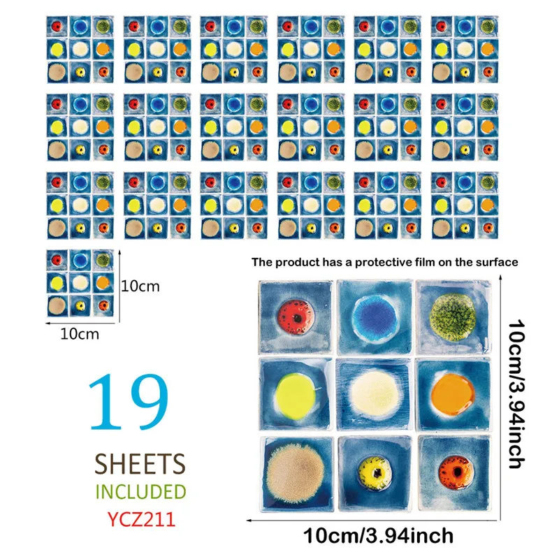 Мозаичная настенная плитка пилинг и палка самоклеющаяся задняя панель Сделай