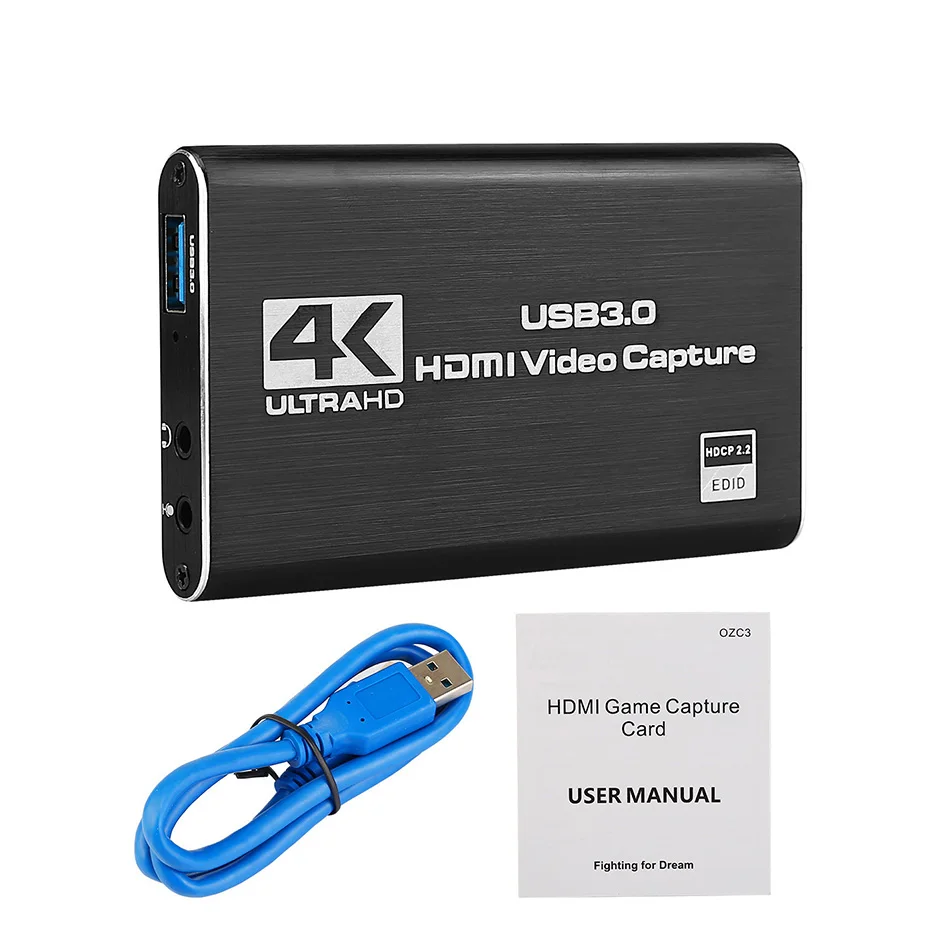 4K HDMI к USB 3 0 HD Видео Аудио устройство захвата карты для 1080P 60 кадров в секунду