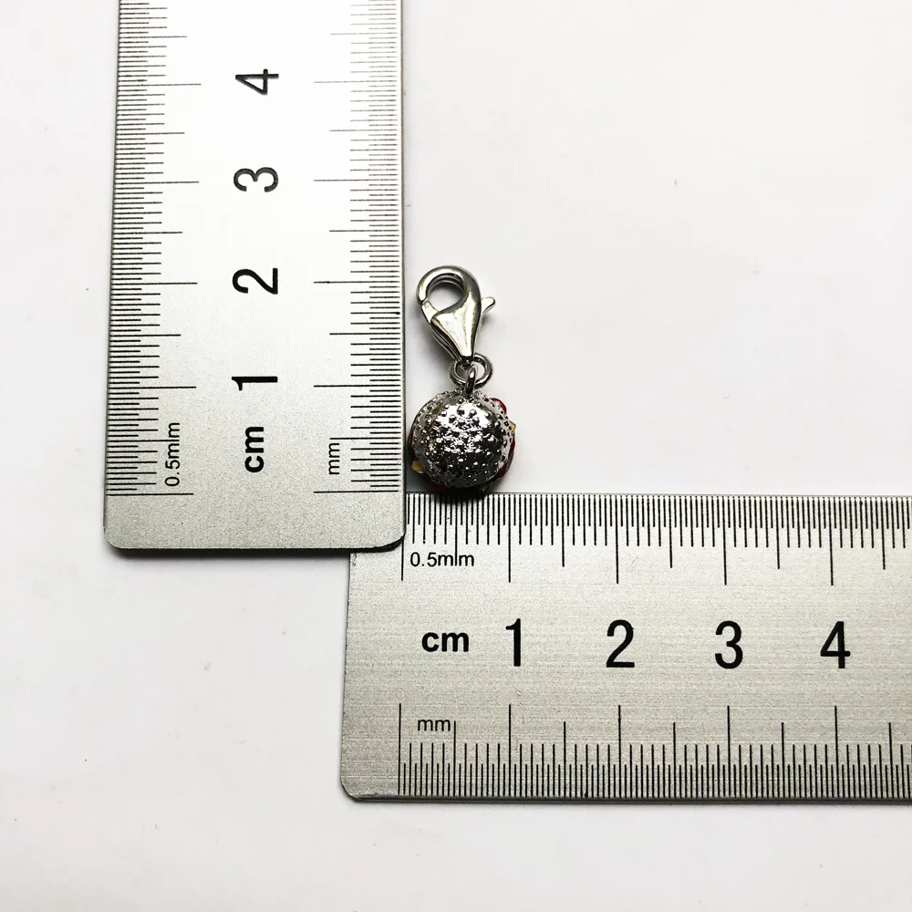 Подвеска с изображением чизбургера модные ювелирные изделия из стерлингового