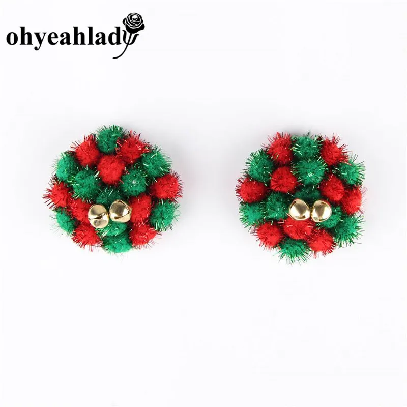 Ohyeahlady колокольчик кисточка Pasties накладки на соски Рождественские сексуальные