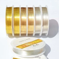 no discoloration copper wire linecord 0 20 30 40 50 60 81 0mm diy for jewelry making bracelet long lasting fixed color