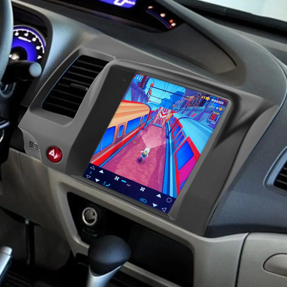 Автомагнитола мультимедийный плеер для Honda Civic 8 2005-2011 CarPlay DSP IPS 4G Core 64G Andorid Auto GPS 2 Din