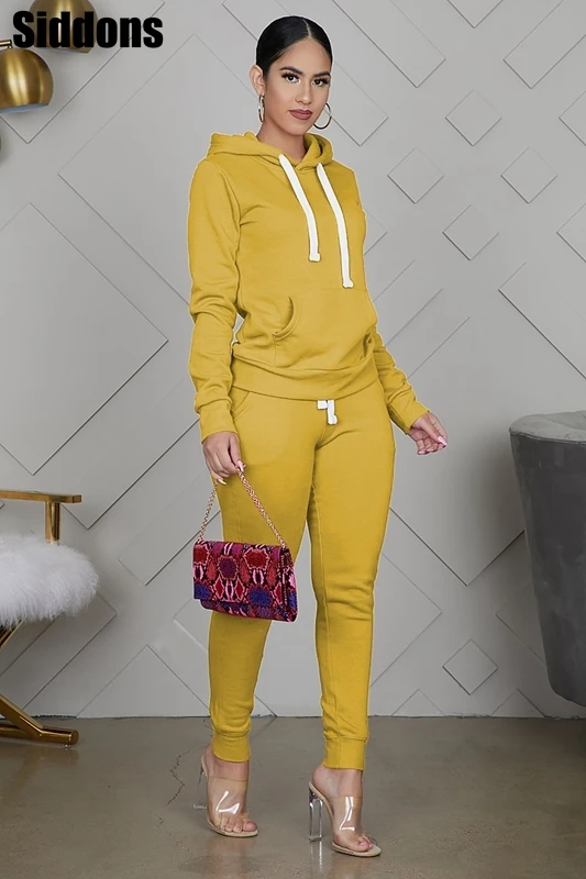 

Casual Tracksuit Women 2 Piece Set Fall Sportwear Joggers Women Hoodies Sweatshirt and Pants Two Piece Outfits for Women