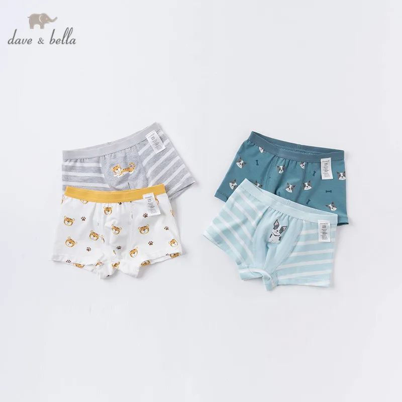 

DBX15739 dave bella baby boys fashion 2 pieces one set cotton cartoon boy panties