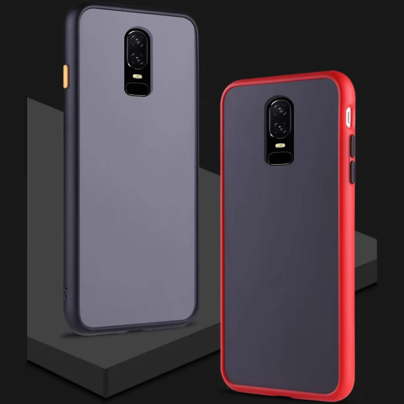 Coque Cover Case For OnePlus 6 6T 7 7T PRO Matte Transparent Luxury Shockproof Hard Acrylic Silicone Phone Back Slim Protective |