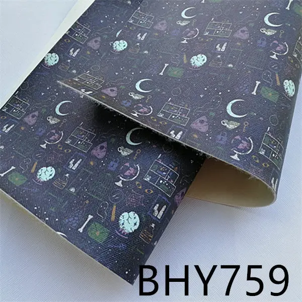 BHY759 20*33 см, наряды для Хэллоуина, A4 с рисунками героев мультфильма Синтетическая кожаная ткань для DIY аксессуары BHY788 - Цвет: BHY759