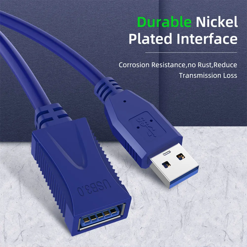 USB 3 0 кабель для передачи данных удлинитель быстрой Скорость мужского и женского