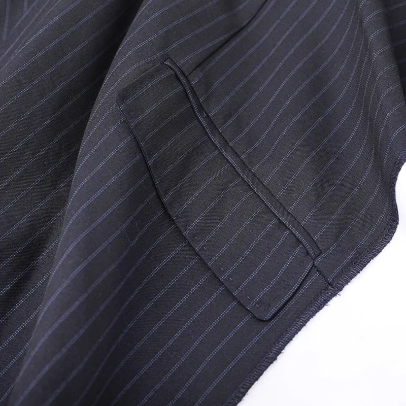 

LISCN Casual Spring Autumn 2021 Women Black Striped Big Size Long Blouse New Lapel Long Sleeve Loose Fit Shirt Fashion Tide
