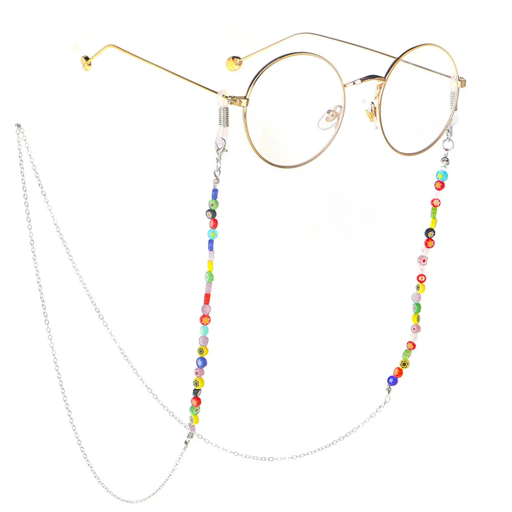 Модные бусы для чтения очки цепочка женщин и мужчин аксессуары трендовые простые