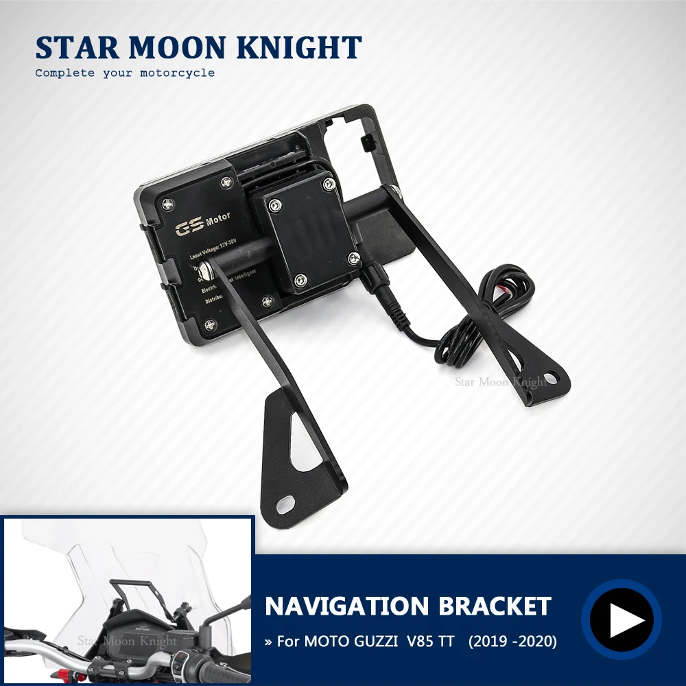 

For MOTO GUZZI V85 TT 2019 - 2020 Motorcycle Stand Holder Phone Mobile Phone GPS Navigation Plate Bracket