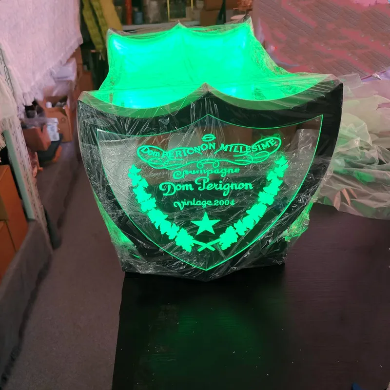 Ведро со льдом светодиодный винное ведро зарядка акриловый Шампань пивной