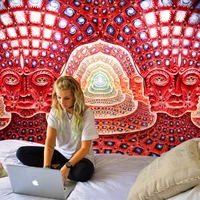 psychedelic tapestry northern europe colorful style mural tapestry abstract bedroom accessories home decoration hot new products