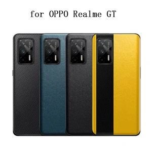 pu leather back case cover for oppo realme gt phone shield shell bag oppo realme gt neo for gtneo 2t funda skin screen protector free global shipping