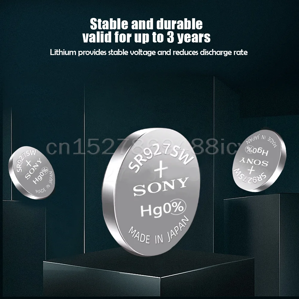 10 шт. оригинальный Sony 395 399 AG7 SR927SW SR927W SR927 LR927 LR927W 1 55 V Серебряный оксид батареи для