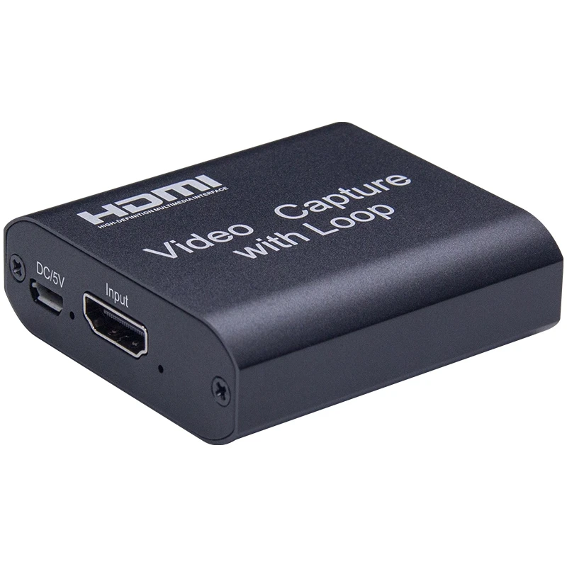 Карта захвата 4K HDMI USB с выходом Loop Out HD цифровая видеозапись живой стример для