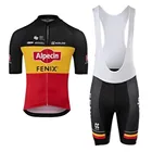 Одежда для велоспорта ALPECIN FENIX 2020, велосипедный трикотаж с коротким рукавом, нагрудник, шорты, велосипедный комплект, гоночная одежда