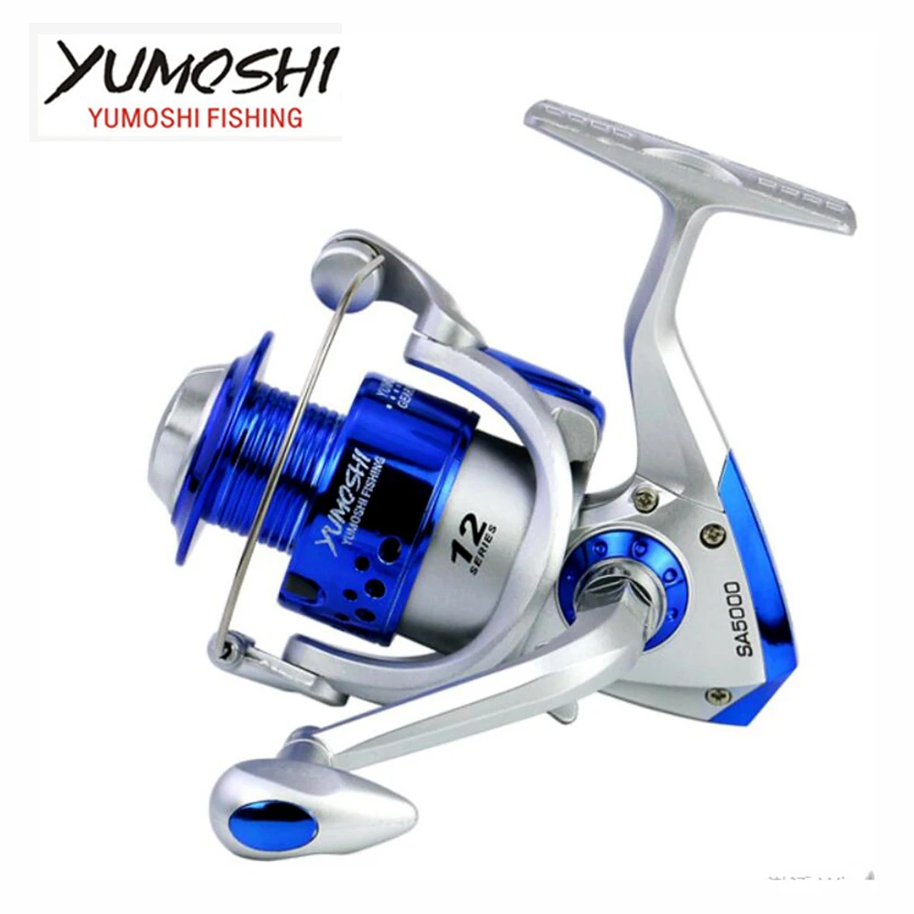 YUMOSHI Рыболовная катушка спиннинговая пластиковая левая и правая сменная ручка