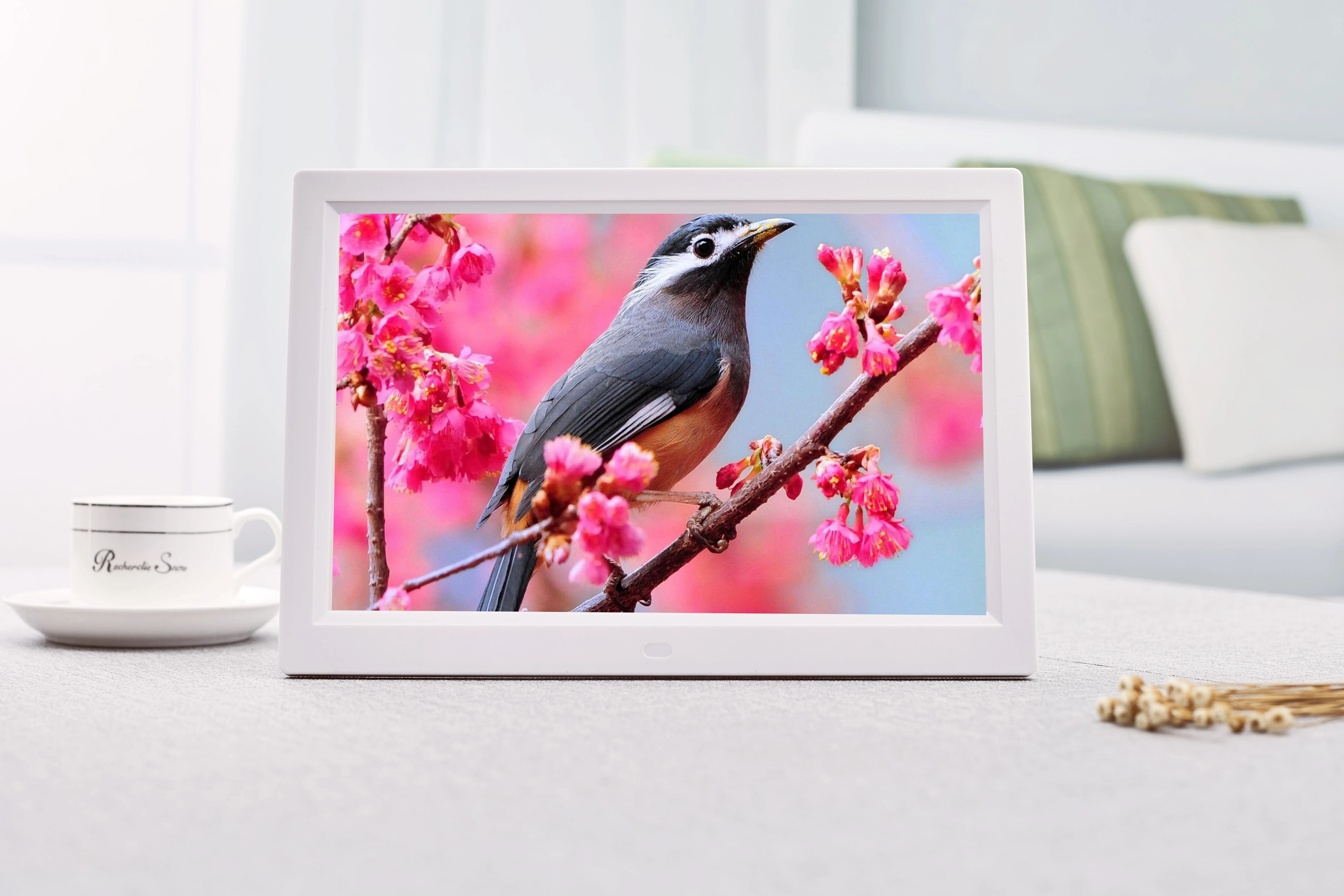 Цифровая фоторамка 12-дюймовый экран светодиодный Ной подсветкой HD 1280*800