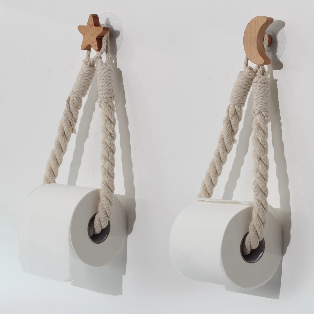 Винтажный веревка для полотенец держатель туалетной бумаги товары украшения