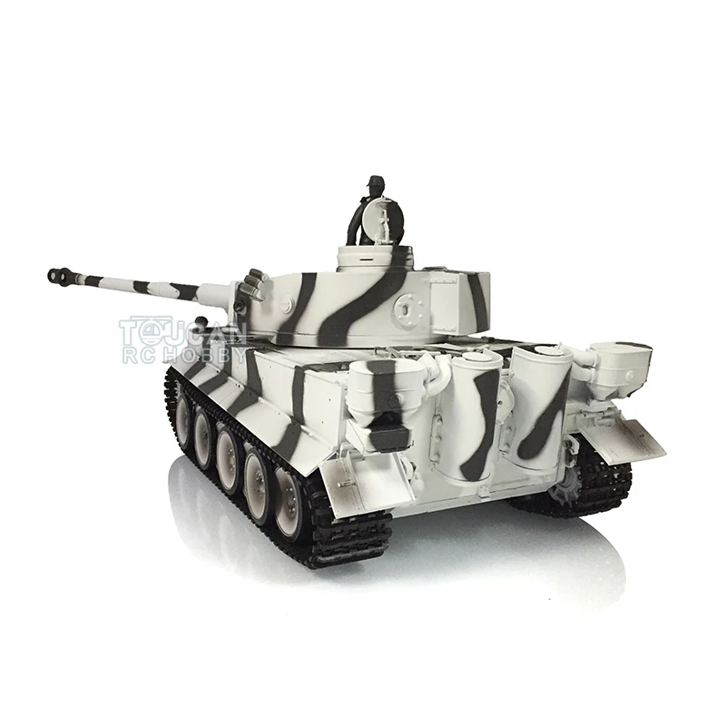 Heng Long 1/16 Scale TK7.0 пластиковый Tiger I RC Tank 3818 стальная коробка передач отдача ствола