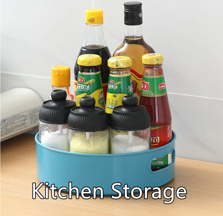 

Multi-Function Rotating Tray/Kitchen Organizer/Cosmetics Organizer