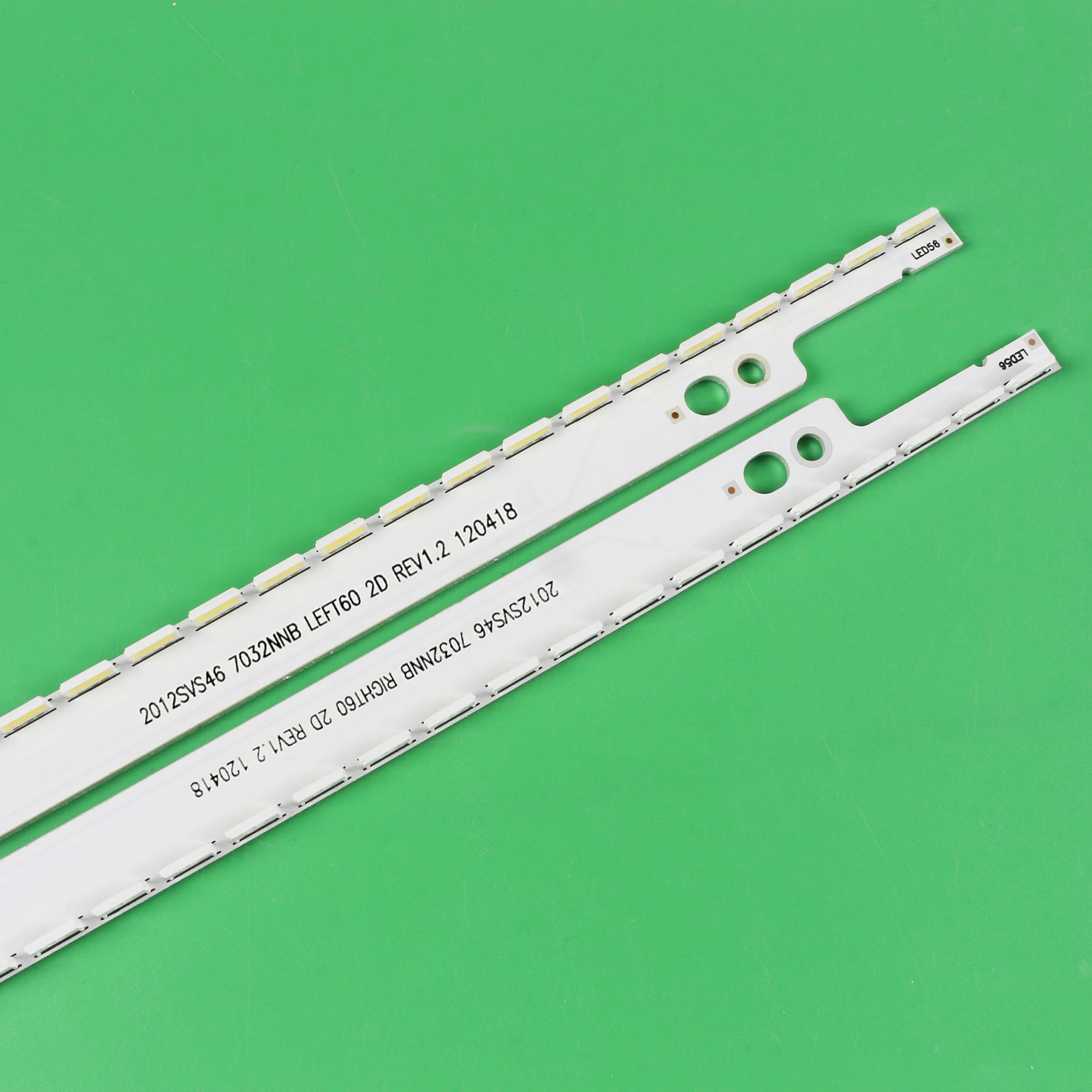 

New 20PCS/set 60LED 572mm LED backlight strip for Samsung UE46ES5500 SLED 2012SVS46 7032NNB RIGHT60 LEFT60 2D