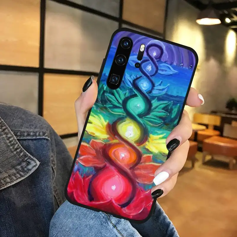 

The mandala chakra yoga Phone Case For Huawei honor Mate P 9 10 20 30 40 Pro 10i 7 8 a x Lite nova 5t