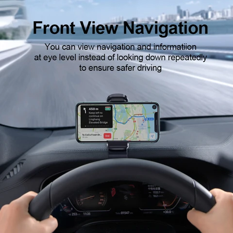 Автомобильный держатель для телефона Baseus на приборной панели для iPhone 11 Pro XS Max Xr 6s, универсальный автомобильный держатель с зажимом, подставка для Xiaomi Samsung Huawei