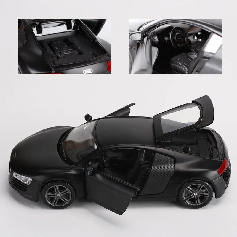 Maisto 1:24 Audi R8, модель автомобиля из сплава, модель автомобиля, украшение автомобиля, коллекция, Подарочная игрушка