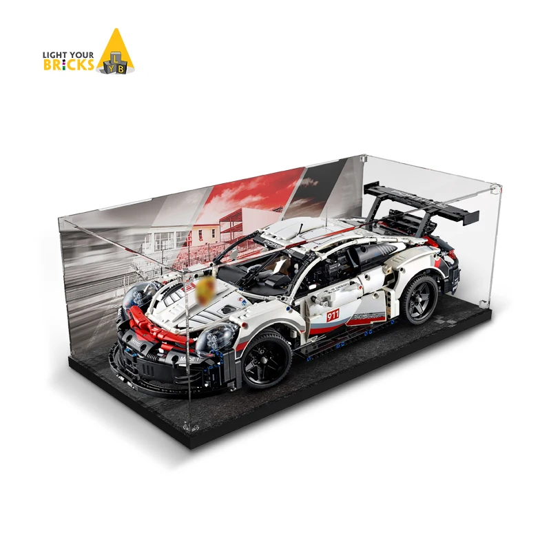 Чехол с акриловым дисплеем для 42096 911 RSR Tech модель автомобиля прозрачный чехол